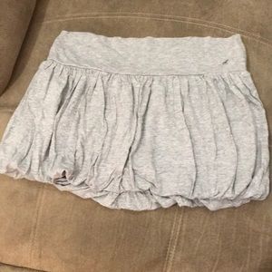 Gray bubble skirt
